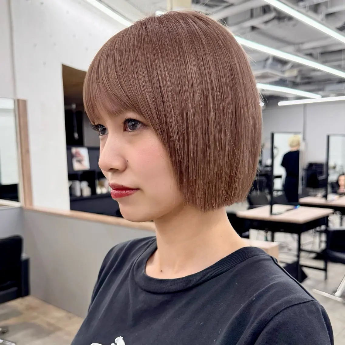 ショート カラー ヘアアレンジ 暖色/ショート/ボブ /hana🌸のヘアスタイル