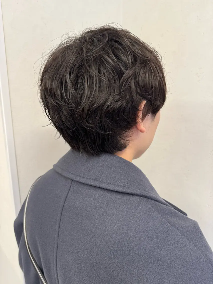 ショート メンズ カット パーマ/ハイトーン /吉田眞のヘアスタイル