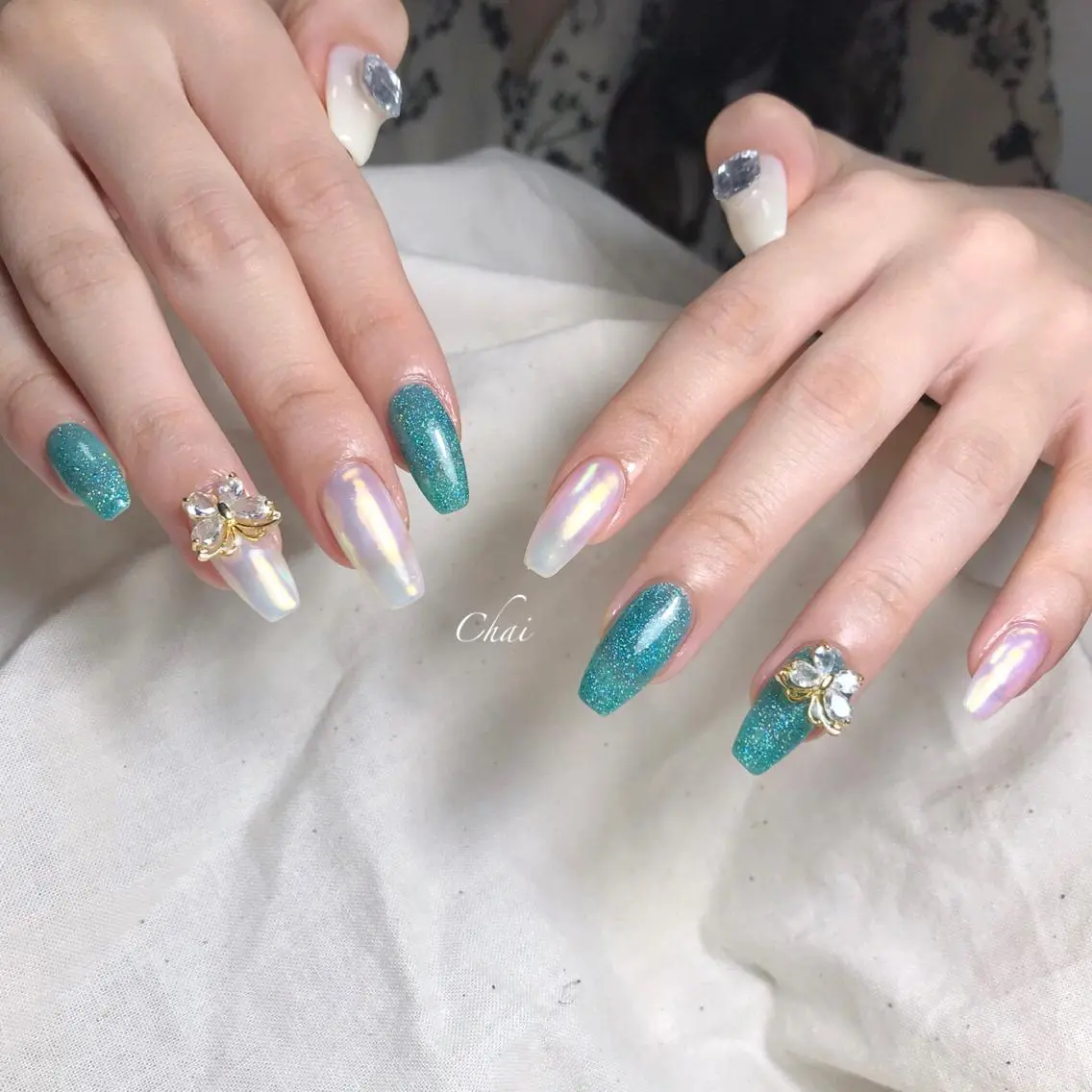ネイル 持ち込み ハンドネイル chai nail _ai📍鶴橋のマツエク・マツパデザイン