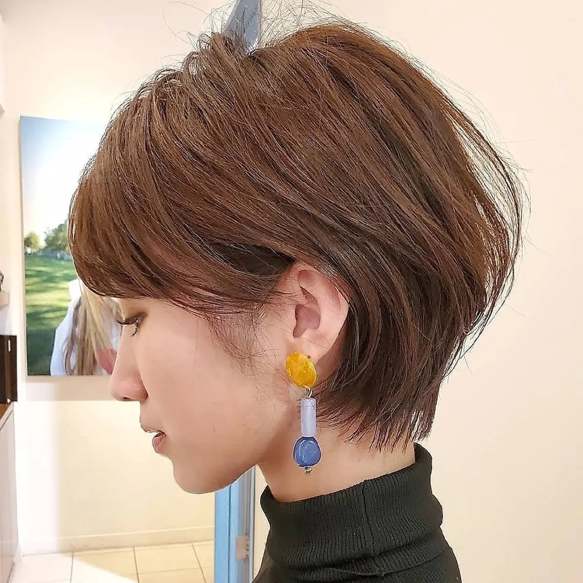 ショート ショートヘア 中高下 由真 ◎モニター様価格のヘアスタイル