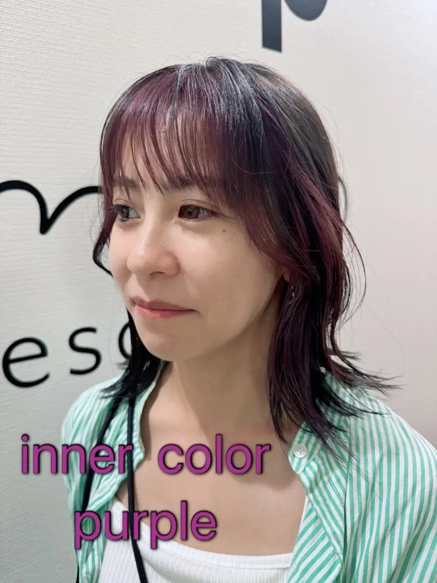ミディアム ヘアカラー お悩み改善 美容師✂鷲田竜也のヘアスタイル