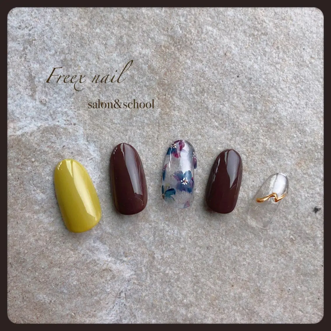ネイル 成人式 ネイルチップ freex nail /ニュアンス/個性派のネイルデザイン