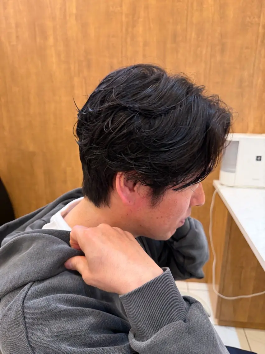 メンズカット＋パーマの写真