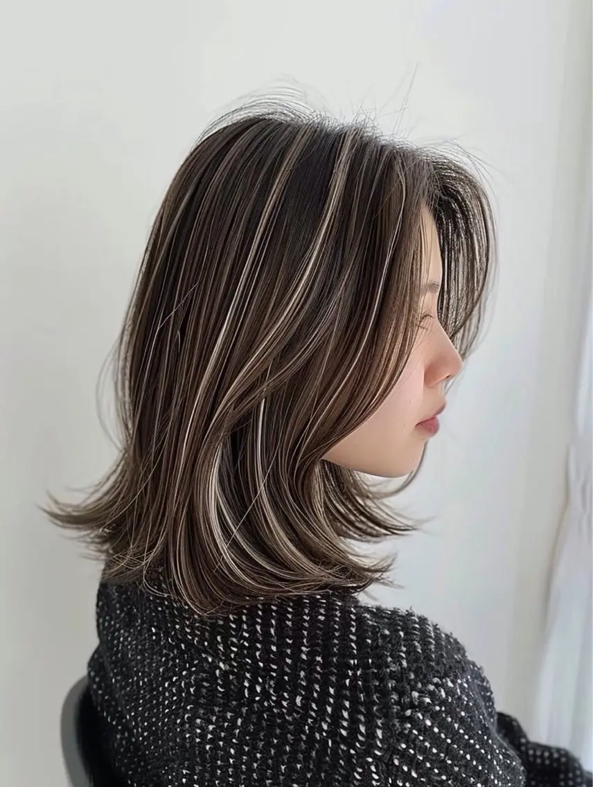 ミディアム カラー ヘアカラー MODE K’ｓ西宮 JR西宮のヘアスタイル