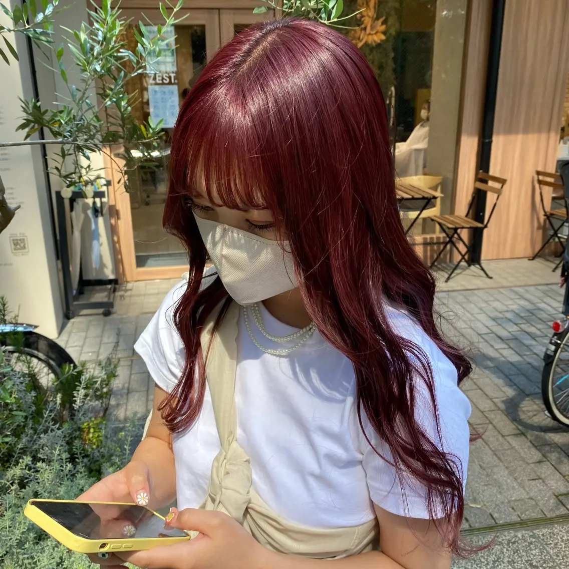 ロング 🌸ここみ🌸 透明感カラー🩶パリのヘアスタイル
