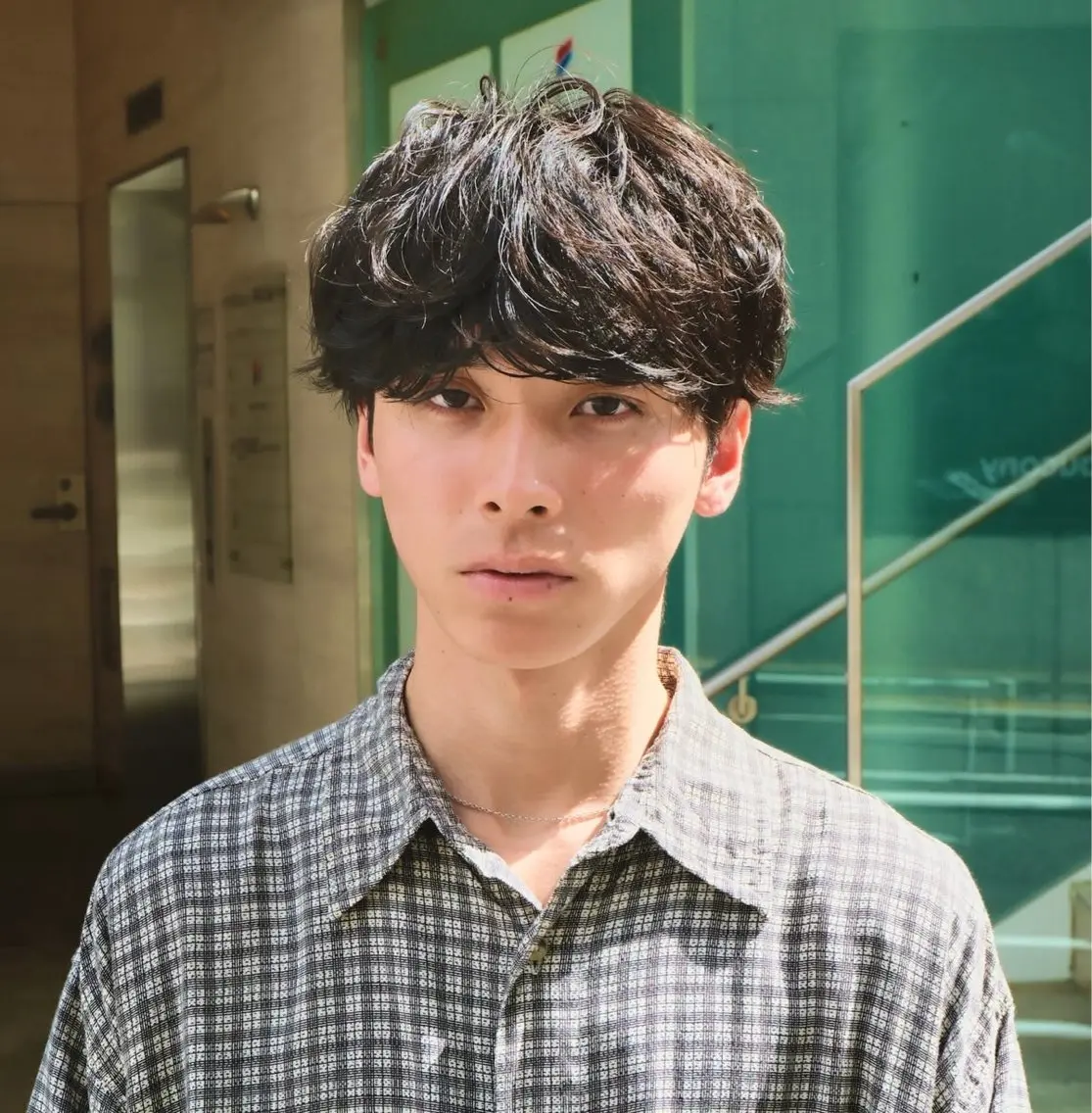 🧢カット＋マッシュパーマの写真