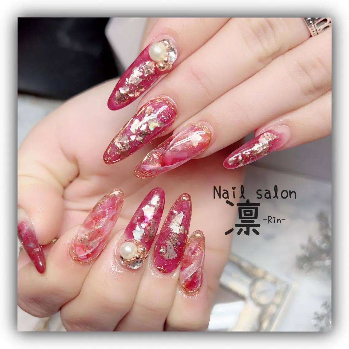 ネイル スカルプネイル private salon凛のネイルデザイン