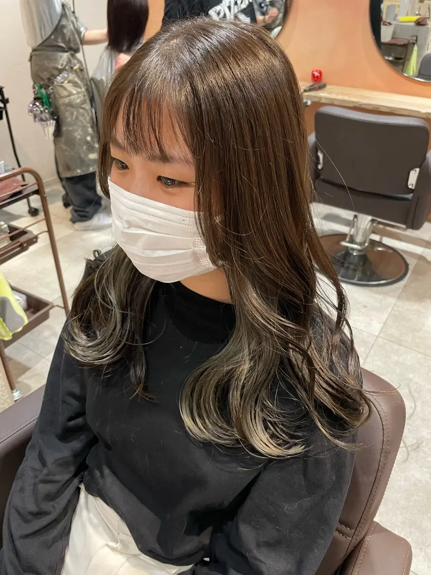セミロング カラー グレージュ 💐パーソナルカラー /市橋加菜💐のヘアスタイル