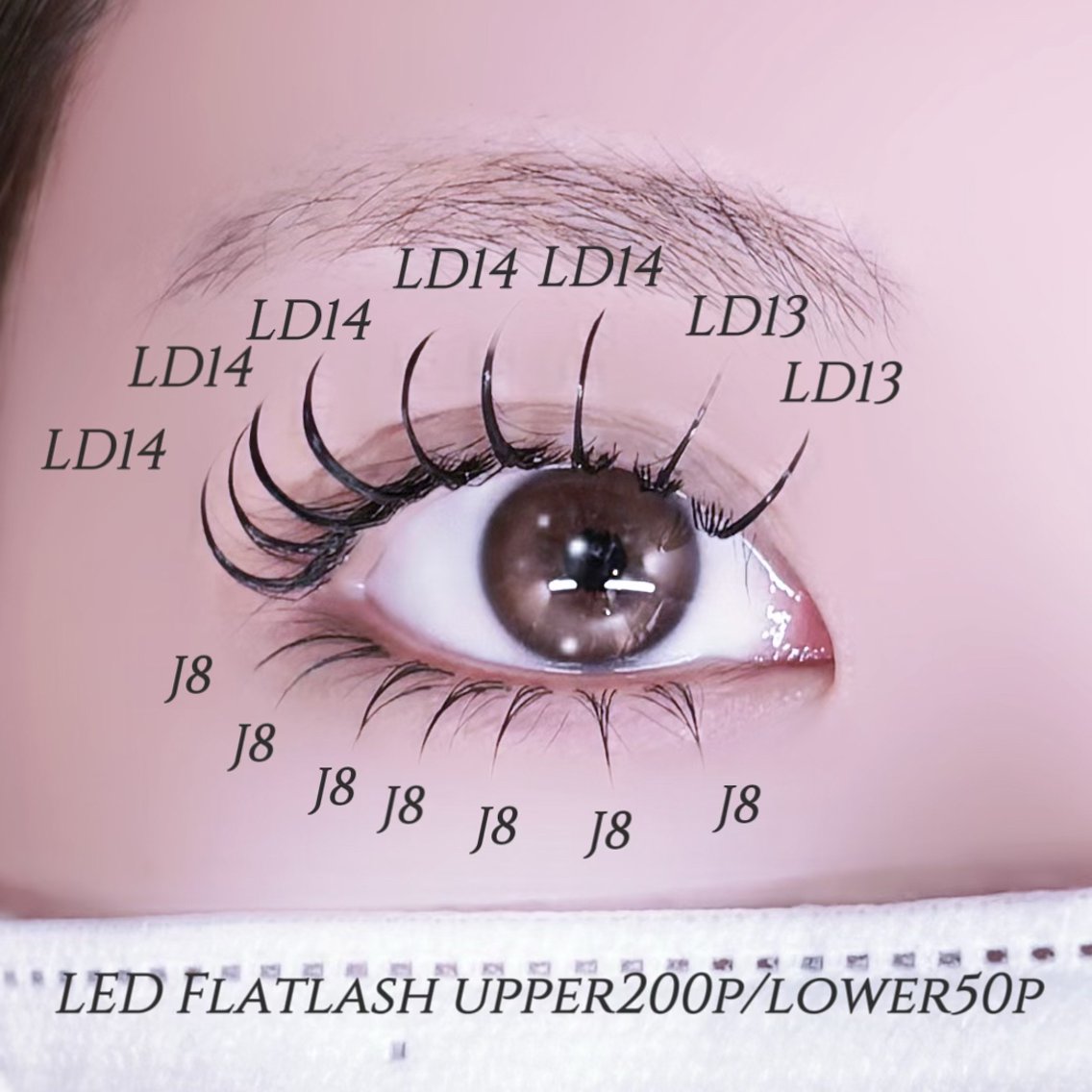 マツエク・マツパ マツエク 本日🈳LEDエク 🩰Izumi👀のマツエク・マツパデザイン