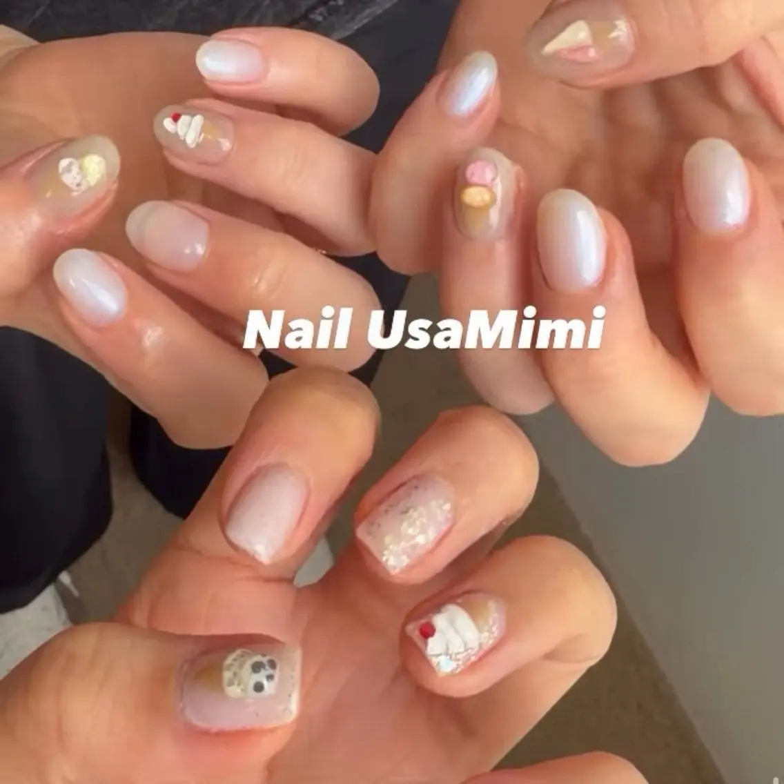 ネイル ハンドネイル 本町ネイルNail UsaMimiのネイルデザイン