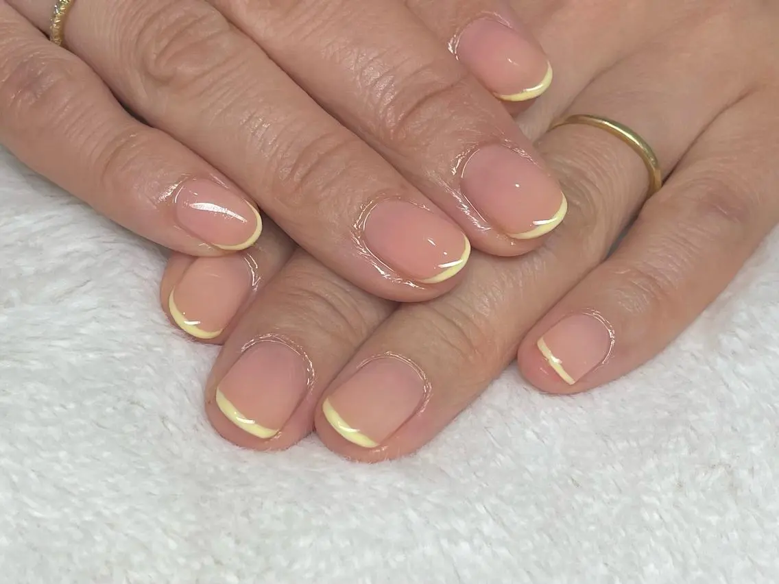 ネイル フレンチネイル パステルネイル riri-nail Rie Endoのネイルデザイン