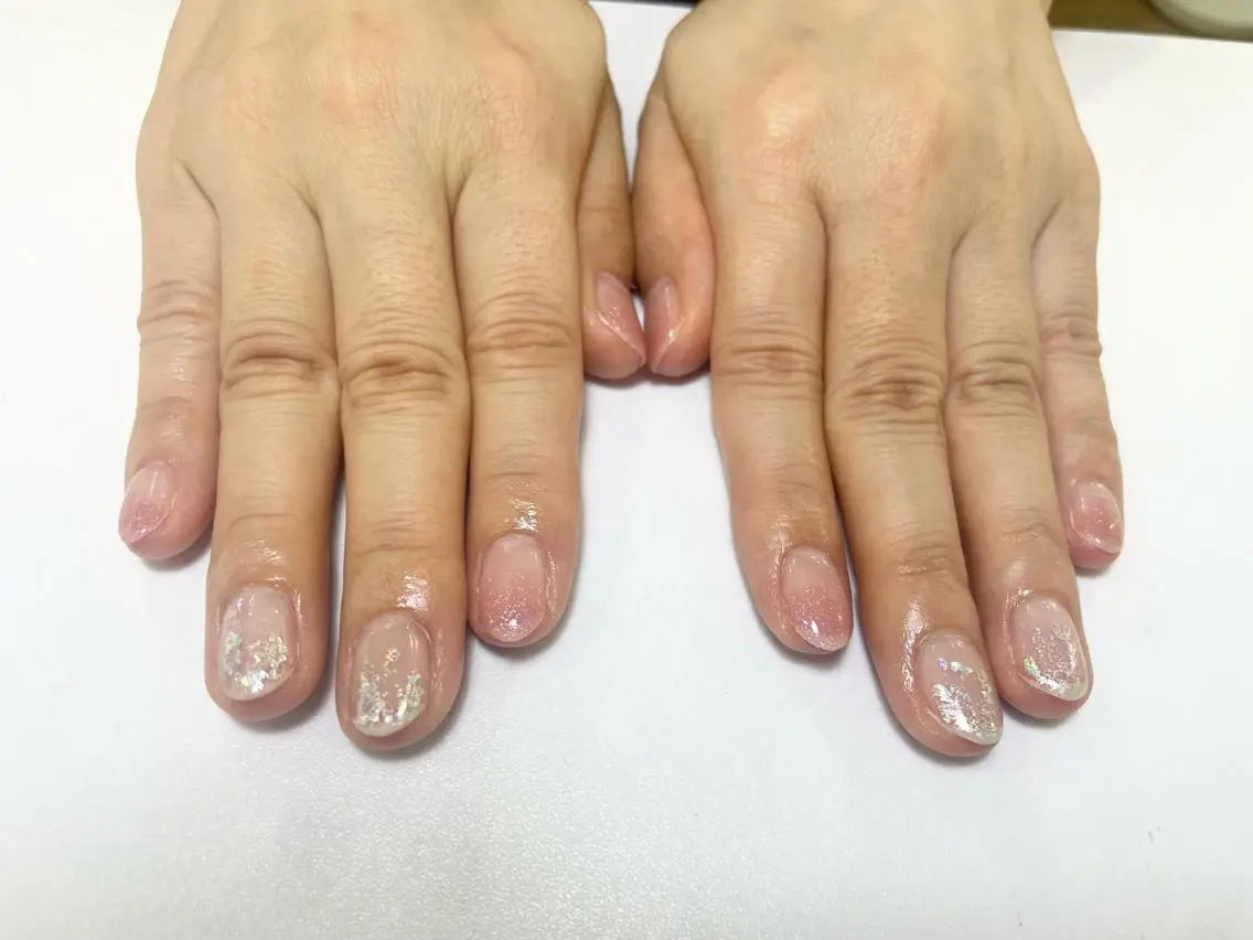 ネイル クリアネイル ニュアンスネイル Ｏ. HARUKAのネイルデザイン