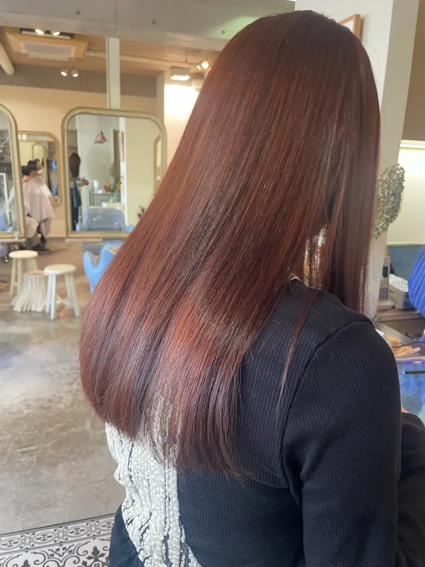 ロング カラー 恵比寿 Yuki 地毛風カラー🌱のヘアスタイル
