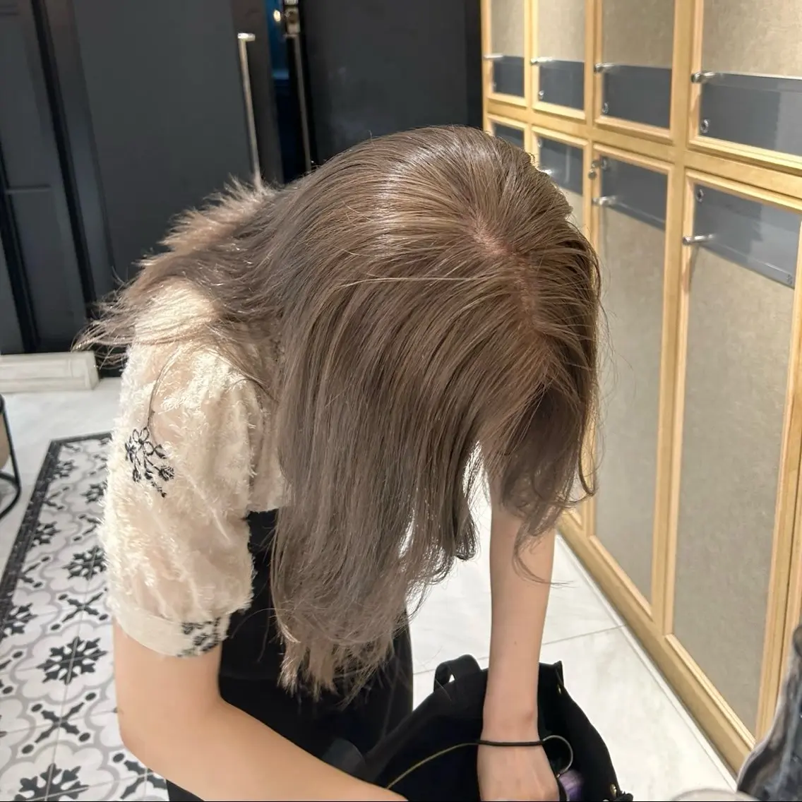 【学割大人気メニュー】ブリーチなしダブルカラー+tr🥣　（ミニモ限定補修トリートメント付き）の写真