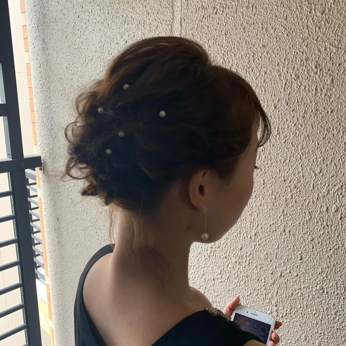 ミディアム ヘアアレンジ 結婚式・ブライダル chouette/ 根本優希のヘアスタイル