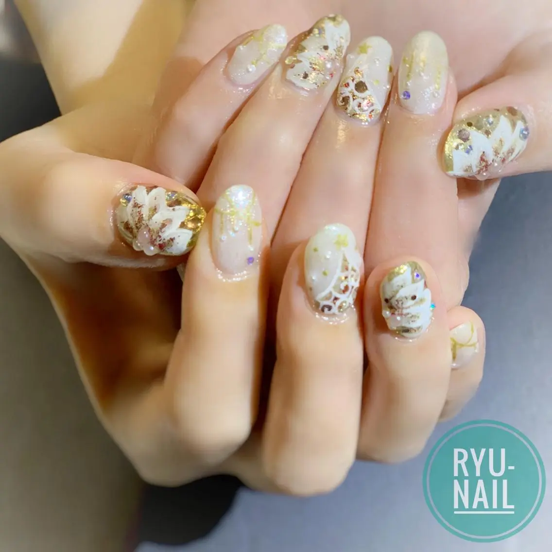 ネイル ハンドネイル Ryu-nail 對馬　琴美のネイルデザイン