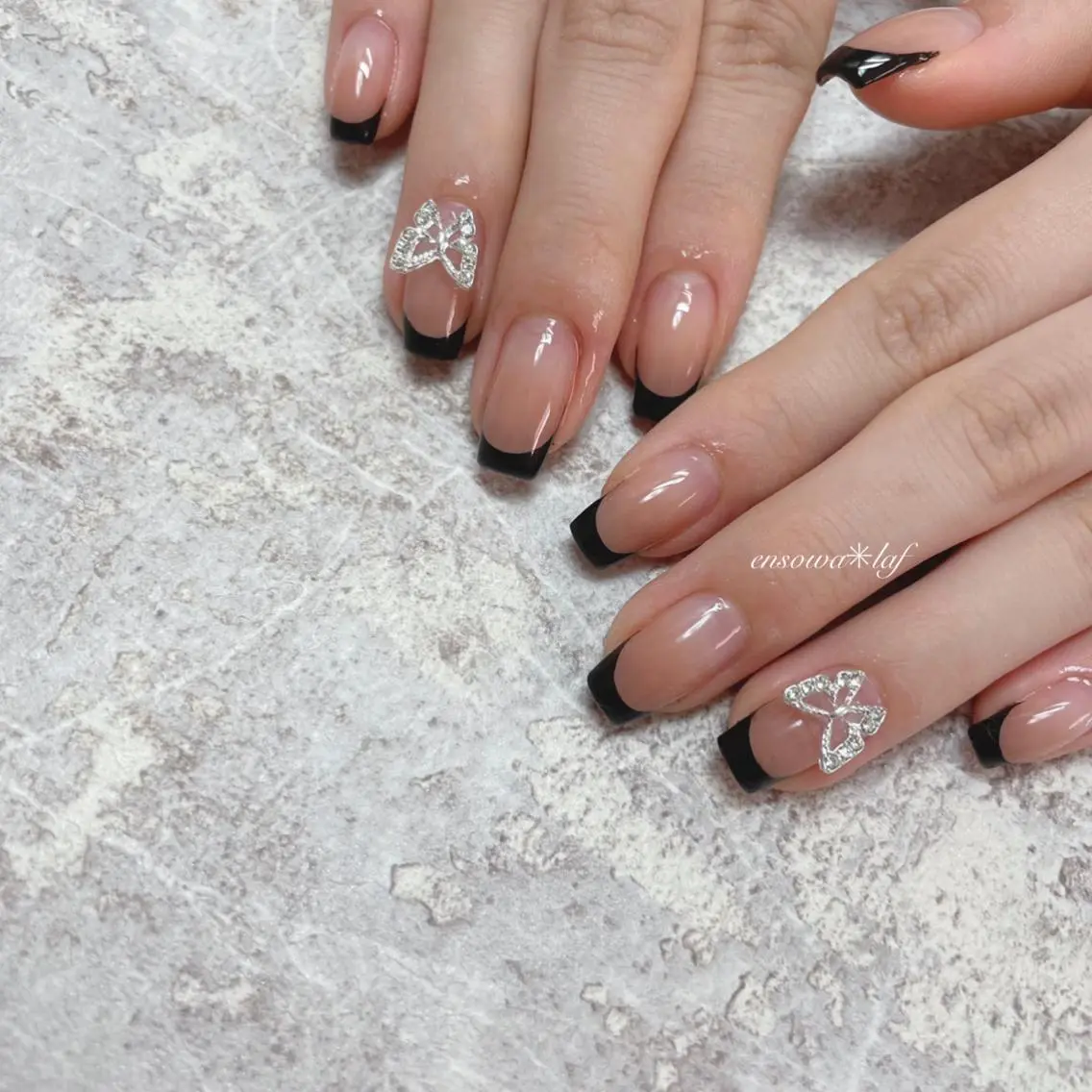 ネイル フレンチネイル ensowa✱laf NAILのネイルデザイン