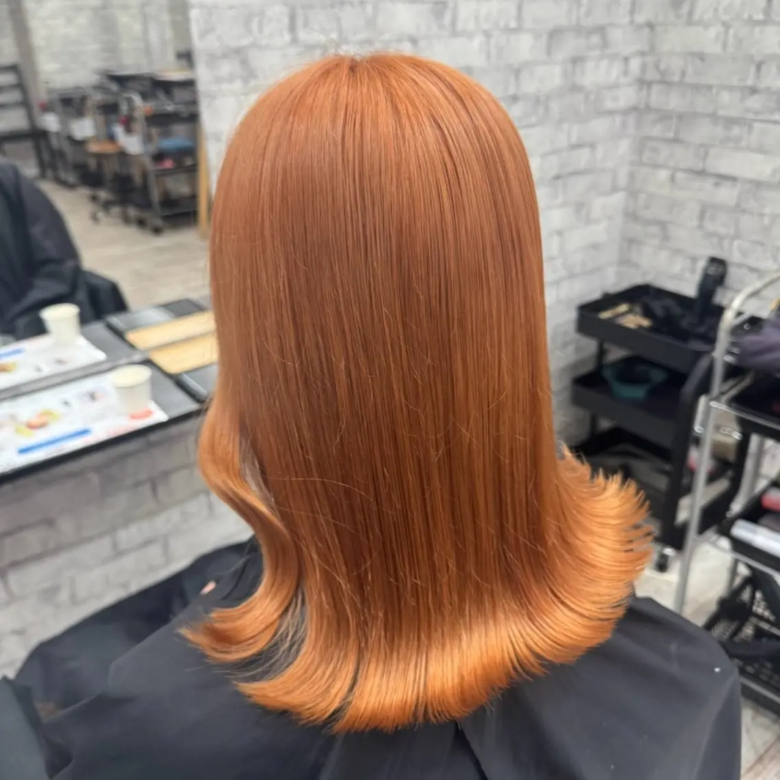 ロング カラー パーマ ヘアアレンジ メンズ キッズ 似合わせカラー♡髪質 改善🎀サトカ🍒のヘアスタイル