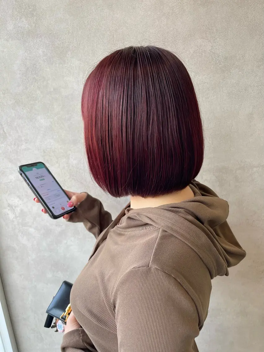 ショート ボブ 川口 颯也のヘアスタイル