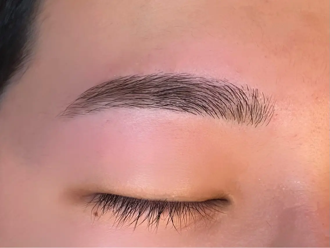 眉パーマ+眉ワックスの写真