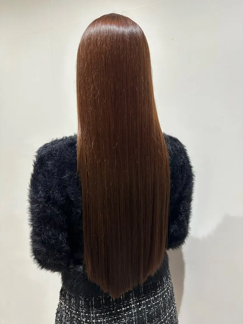 ロング カラー 髪質改善 トリートメント ヘアカラー AVANCE.Rin /箕面/髪質改善のヘアスタイル
