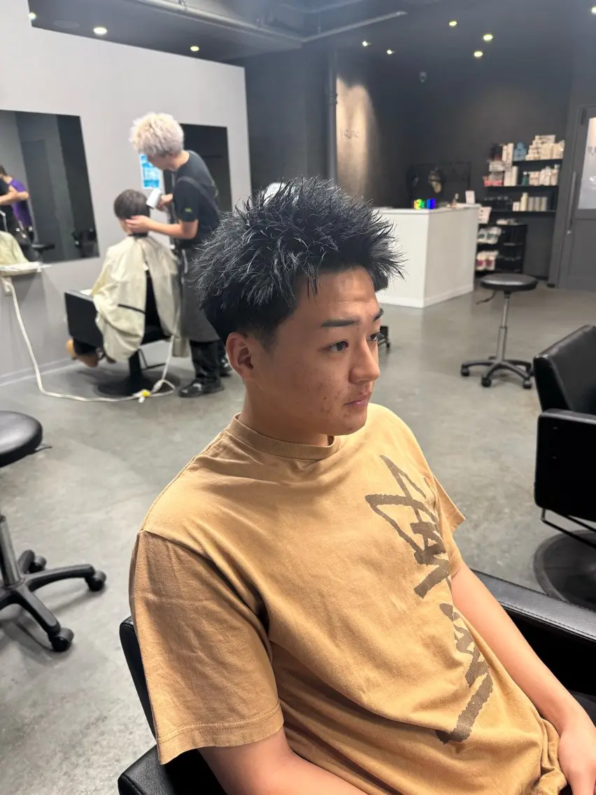 ショート ショートヘア カット 原田 尚満 メンズヘア特化のヘアスタイル