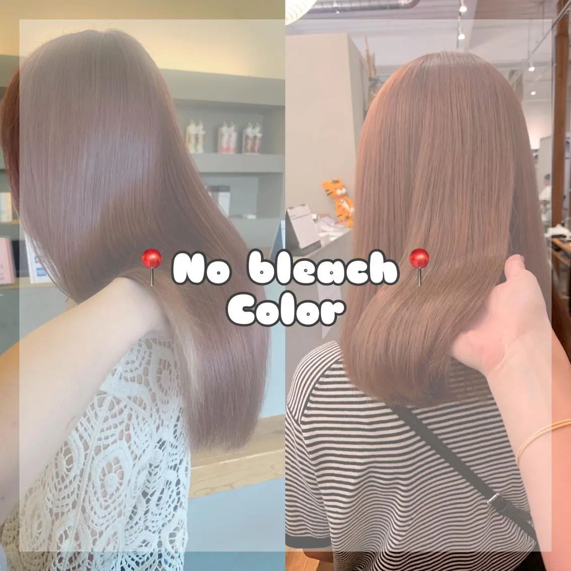 セミロング カラー ヘアカラー ハイトーン職人💗 松本輝美のヘアスタイル