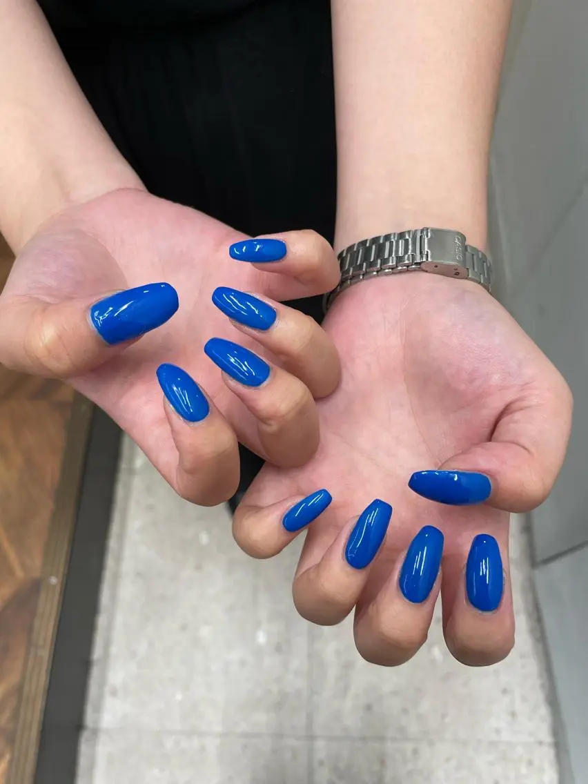 🦋ワンカラーハンドネイル🦋 ⭐️オフ込み⭐️の写真