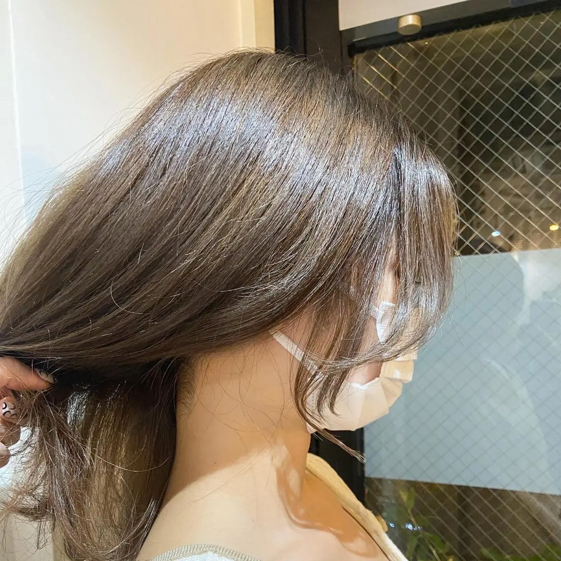 ミディアム カラー ブリーチ 透明感カラー/ 加瀬たまものヘアスタイル