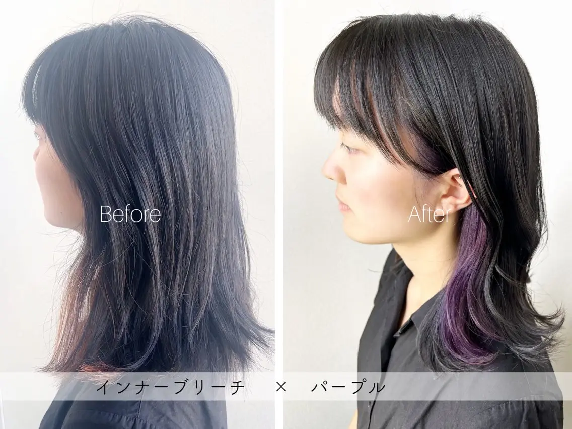 カラー キッズ ブリーチ SARAJU 仁川店【カラー特化】のヘアスタイル