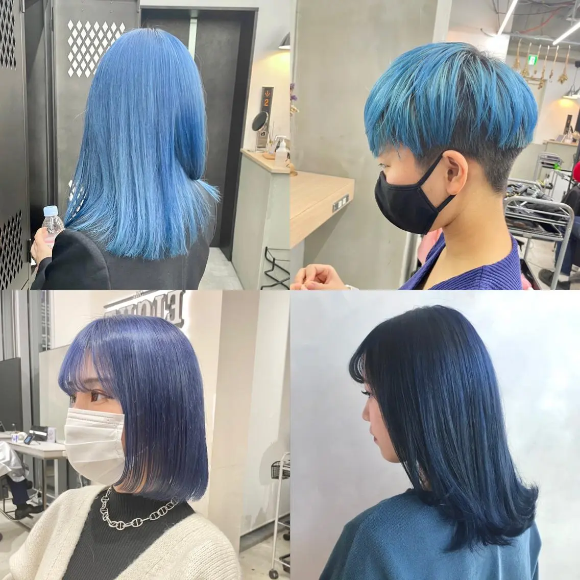 ミディアム カラー 縮毛&髪質改善 TAIGAのヘアスタイル