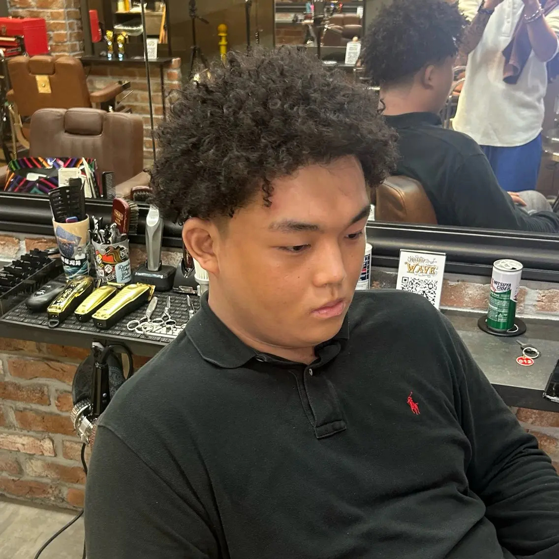 ショート パーマ メンズ 刈り上げ カット パーマ 💈針金パーマ/ ソフトアフロ💈望愛のヘアスタイル