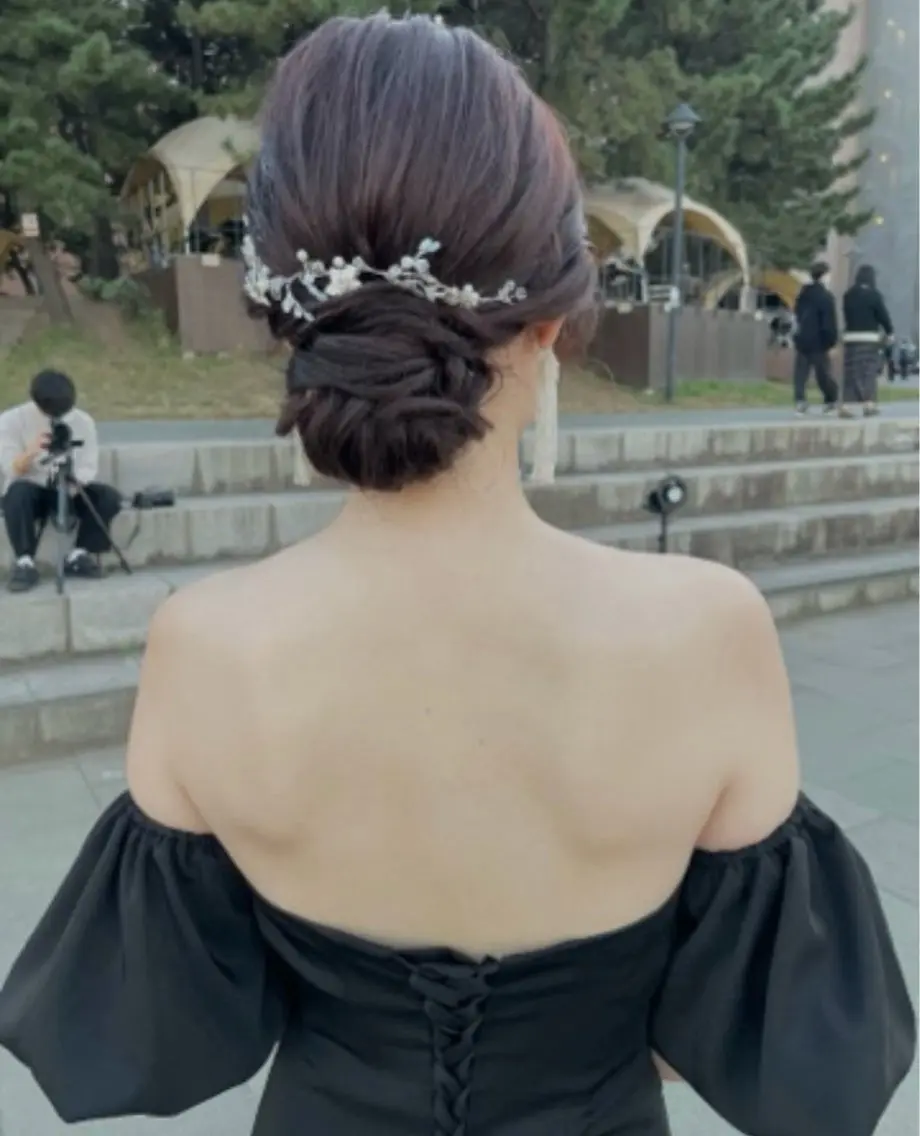 ヘアアレンジ ヘアセット よしだ まゆこのヘアスタイル