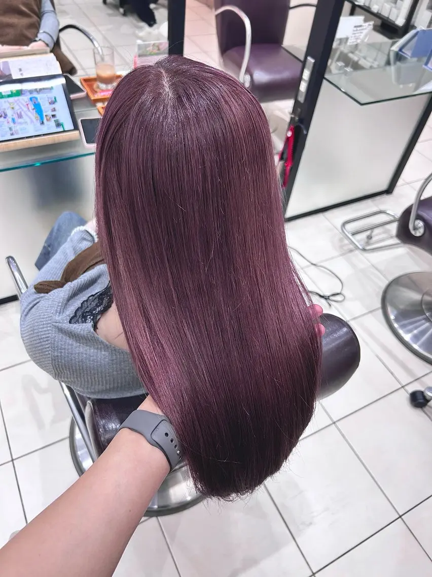 ロング カラー ベージュカラー ピンクカラー ピンクベージュ 🫧カット¥0/ カノンClanc🫧のヘアスタイル