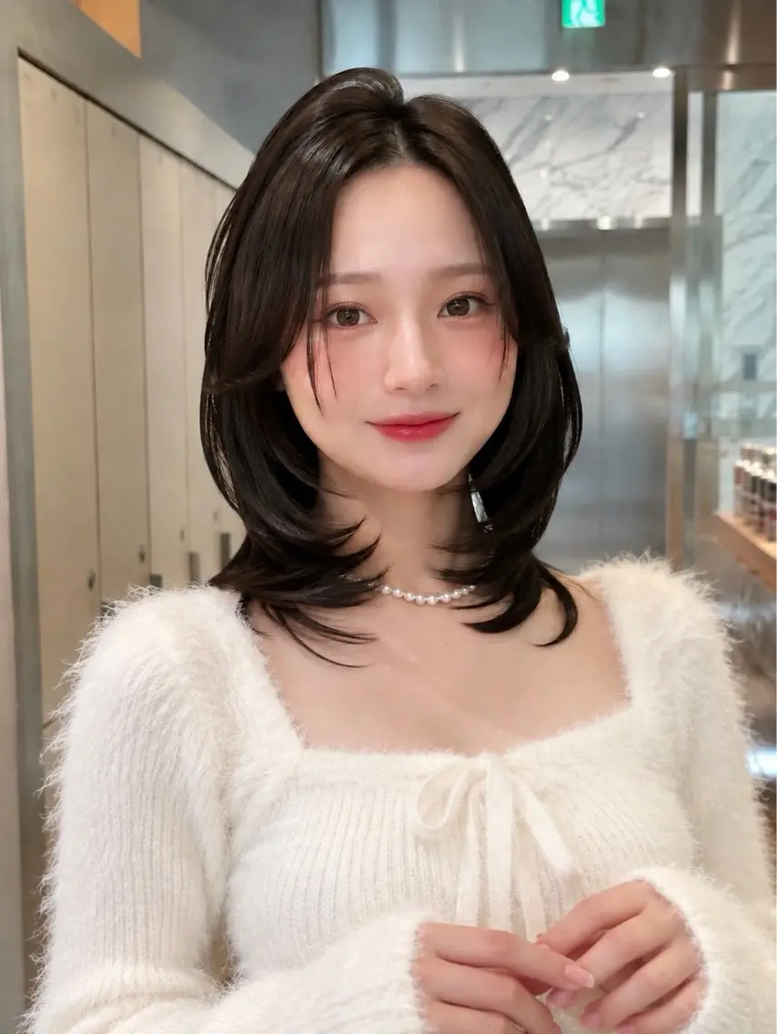 ミディアム カラー カット ヘアカラー トリートメント ヘッドスパ ♥️ダブルカラー /yuuki♥️のヘアスタイル