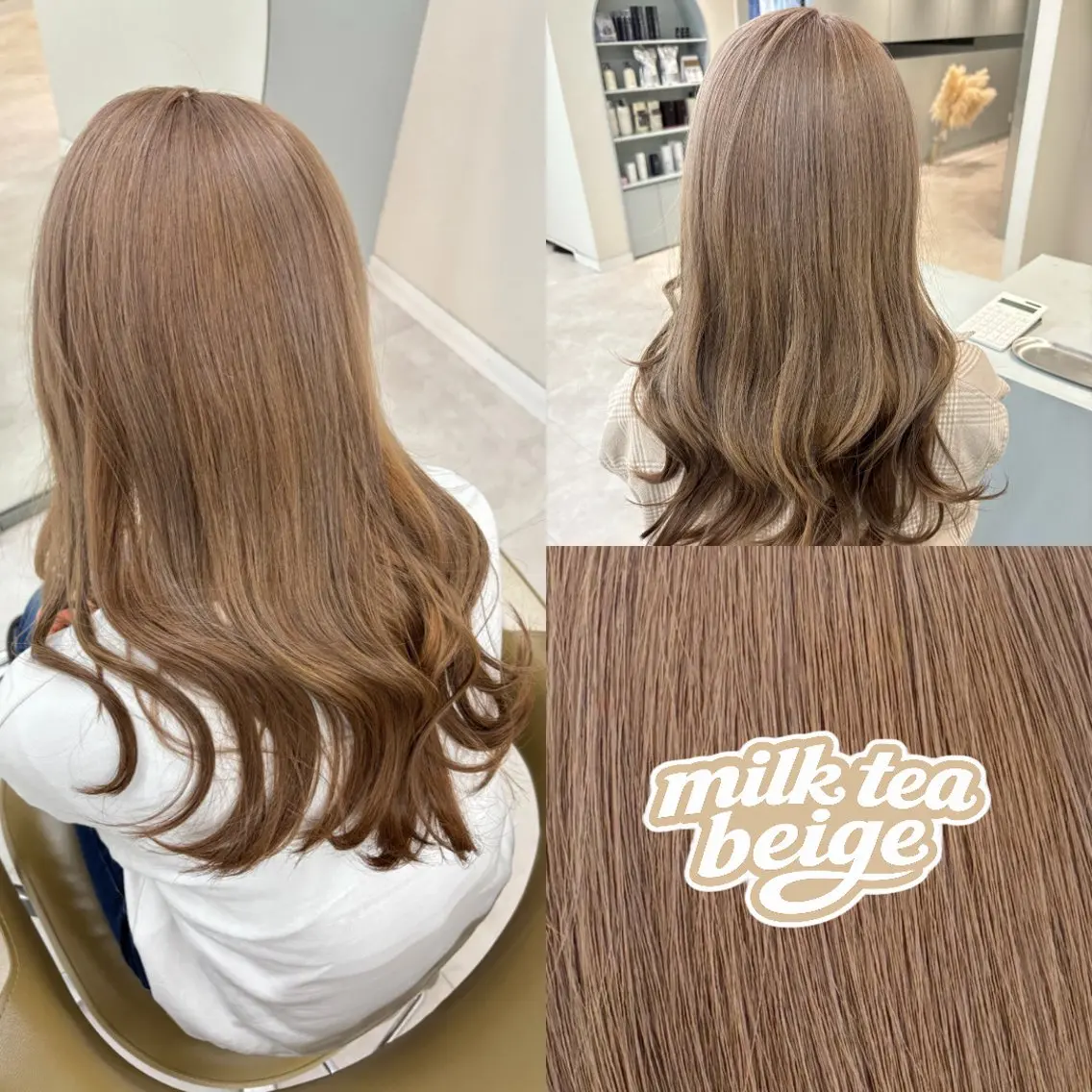 カラー ベージュカラー ブリーチ 透明感カラー ハイトーンカラー ミルクティーベージュ ヘアカラー 戸田大介 /ブリーチカラーのヘアスタイル