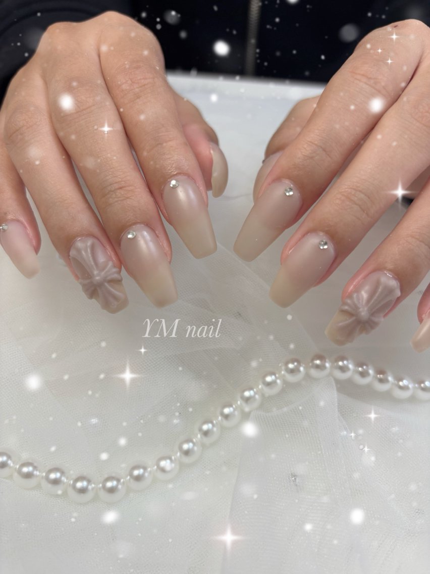 ネイル マットネイル ハンドネイル YM nailのネイルデザイン