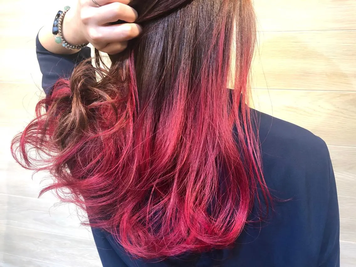 セミロング カラー カット✂️カラー🌈 はお任せ✨ 芳賀 要のヘアスタイル