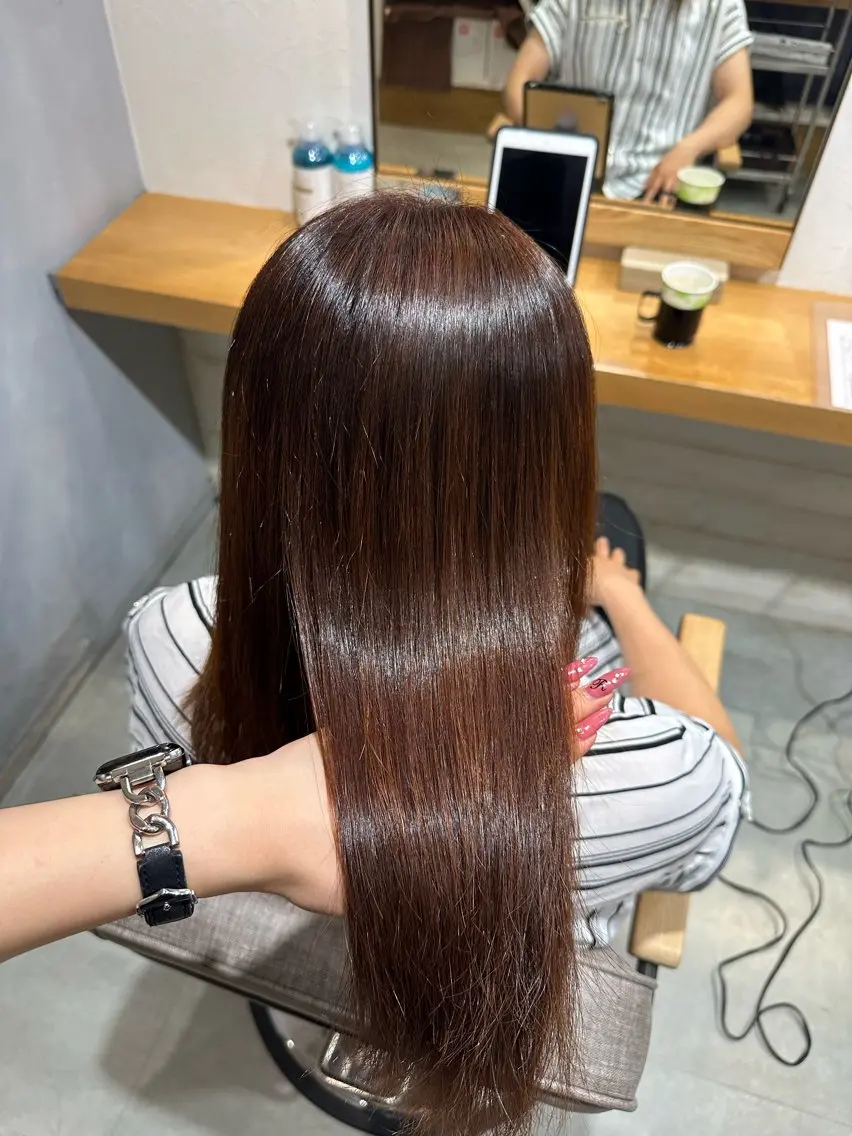 ロング ヘアカラー riko🎀 natural所沢店のヘアスタイル