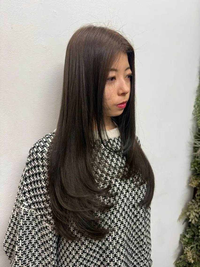 ロング カラー カット ヘアカラー レイヤーカット/ 凜音(リノン)🎀のヘアスタイル