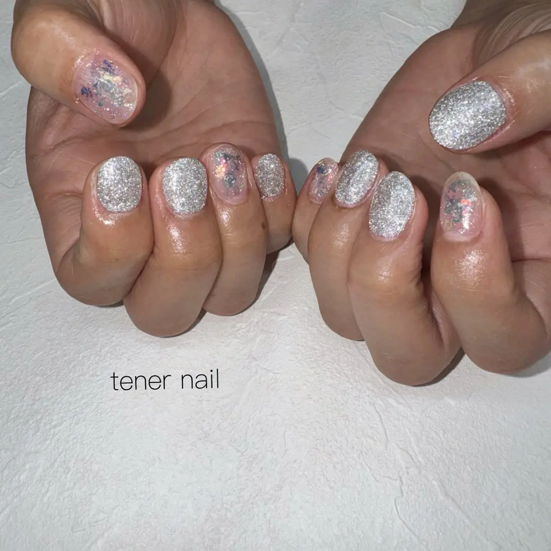 ネイル フラッシュネイル キラキラネイル ハンドネイル テネルネイル tener nailのネイルデザイン
