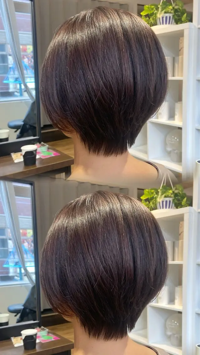 ショート 似合わせカット ショートヘア KaRin 🌺のヘアスタイル