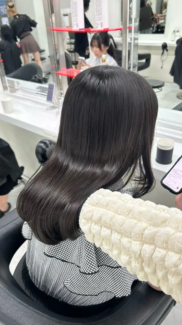 ロング カラー パーマ ヘアアレンジ メンズ キッズ ベージュブラウン 🎀Himari🎀のヘアスタイル