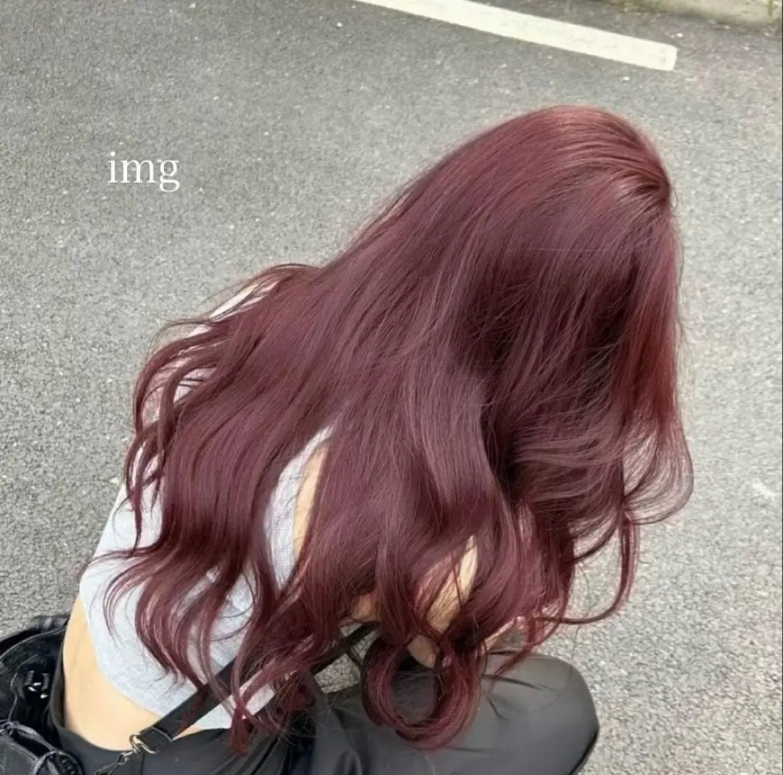 ロング カラー 🤍韓国艶ワンホン ヘアMayu🤍のヘアスタイル