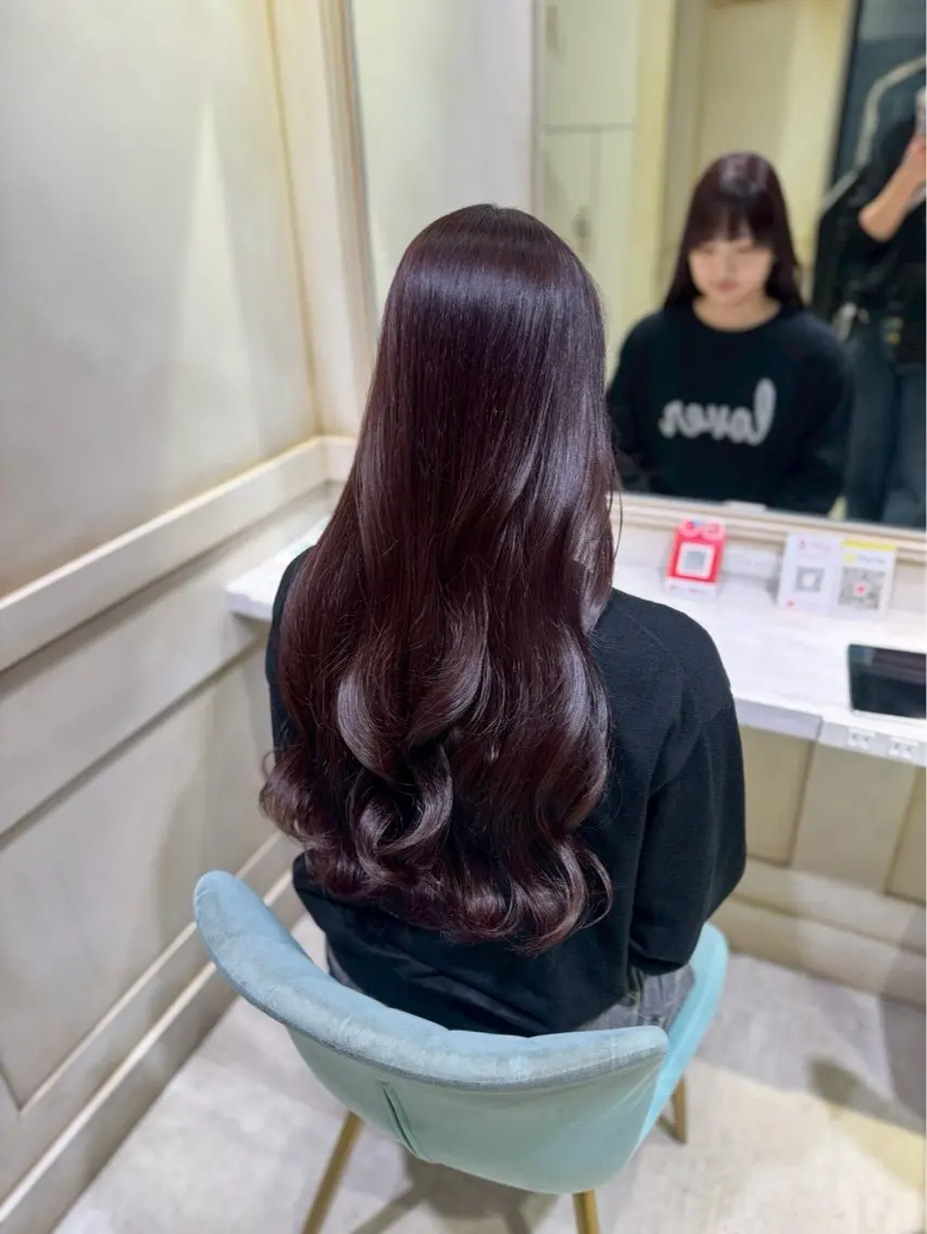 ロング カラー 透明感カラー/ ななみ🎀のヘアスタイル