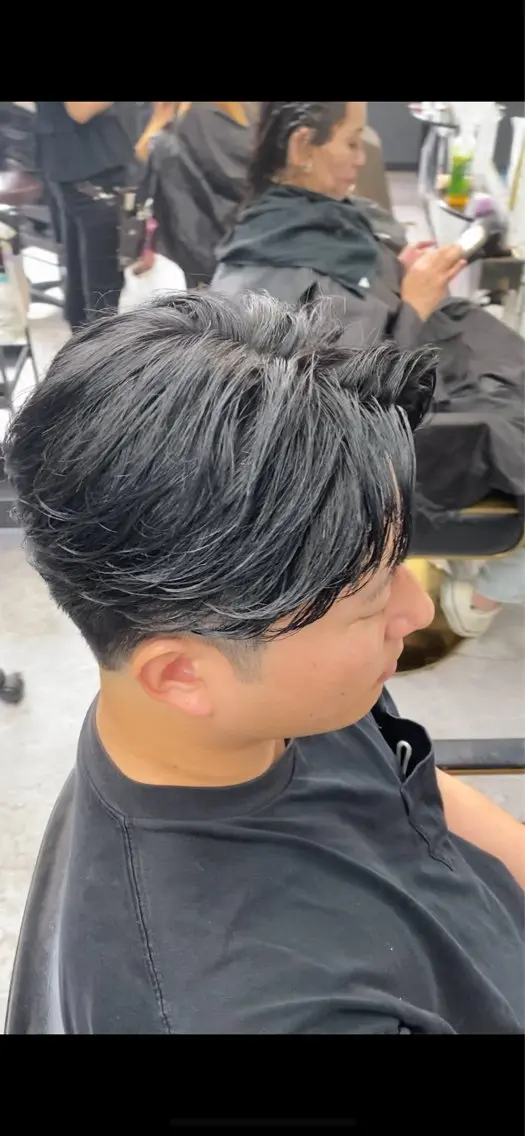 ショート 韓国風ヘア パーマ 池田 亮雅のヘアスタイル
