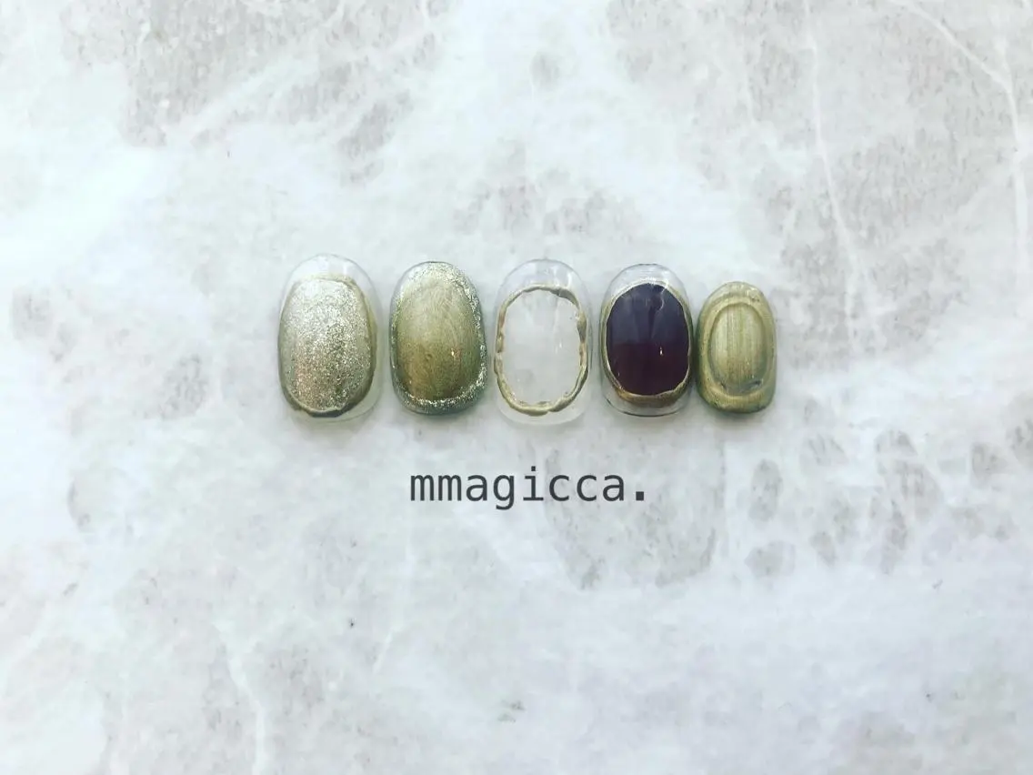 ネイル 成人式 ジェルネイル 卒業式 mmagicca. 【 まじか. 】のネイルデザイン