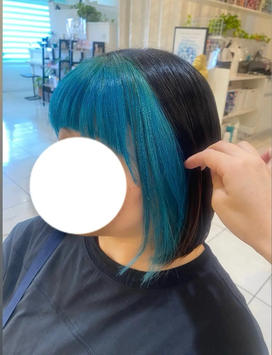 ミディアム ミストバング ELLE/ 愛美のヘアスタイル