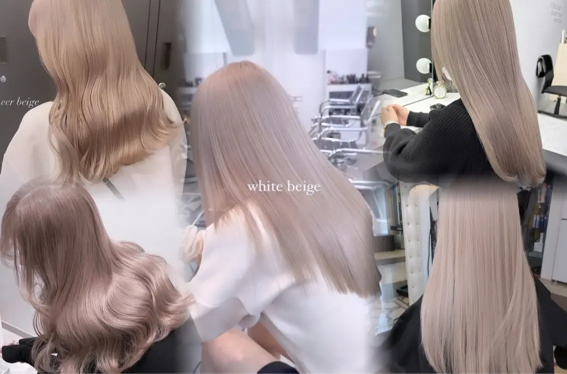 ロング カラー カット ヘアカラー トリートメント ✨ ラフィス川崎✨ しゅけ髪質改善カラーのヘアスタイル