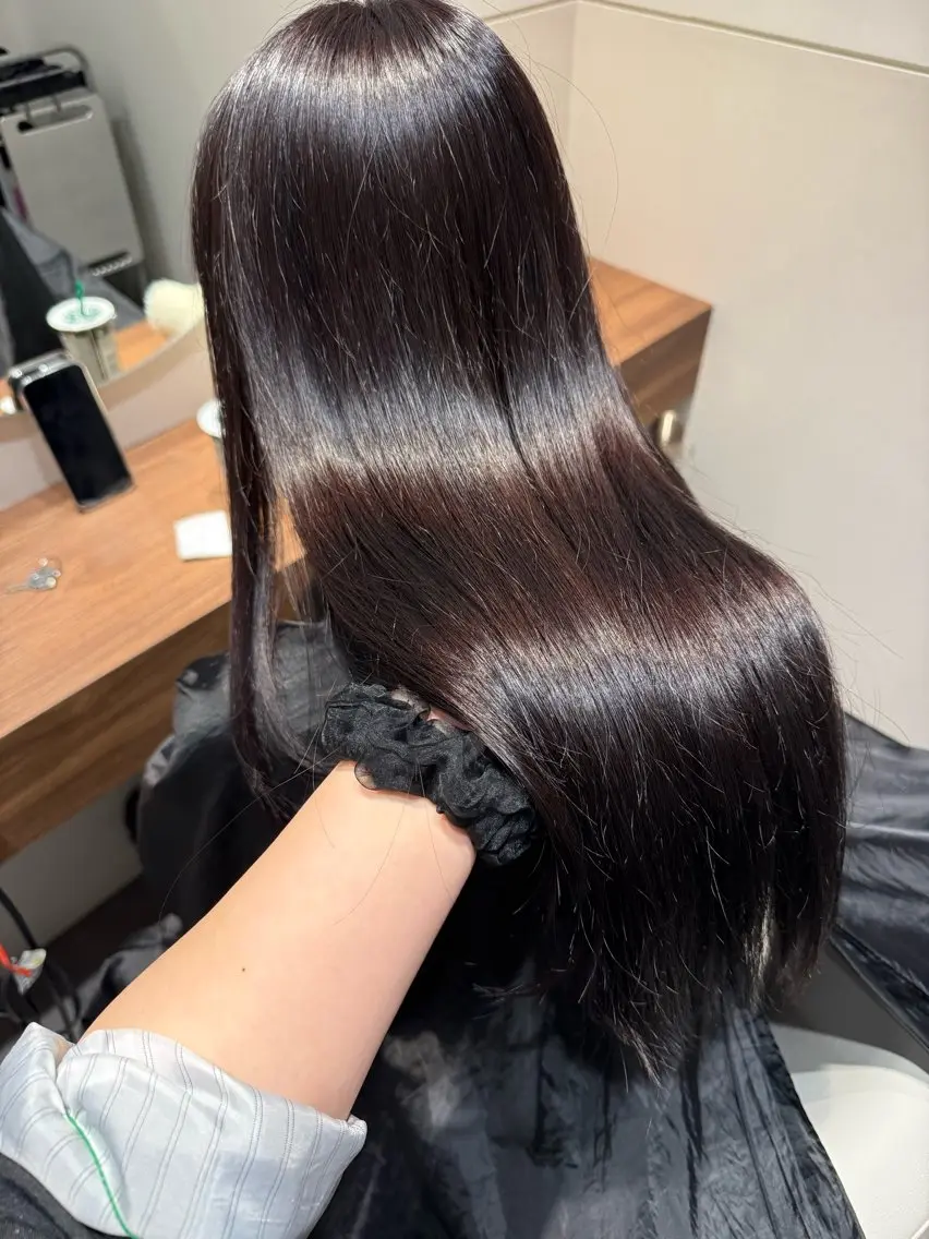🎀リピーター様🎀ワンカラー+2stepトリートメントの写真